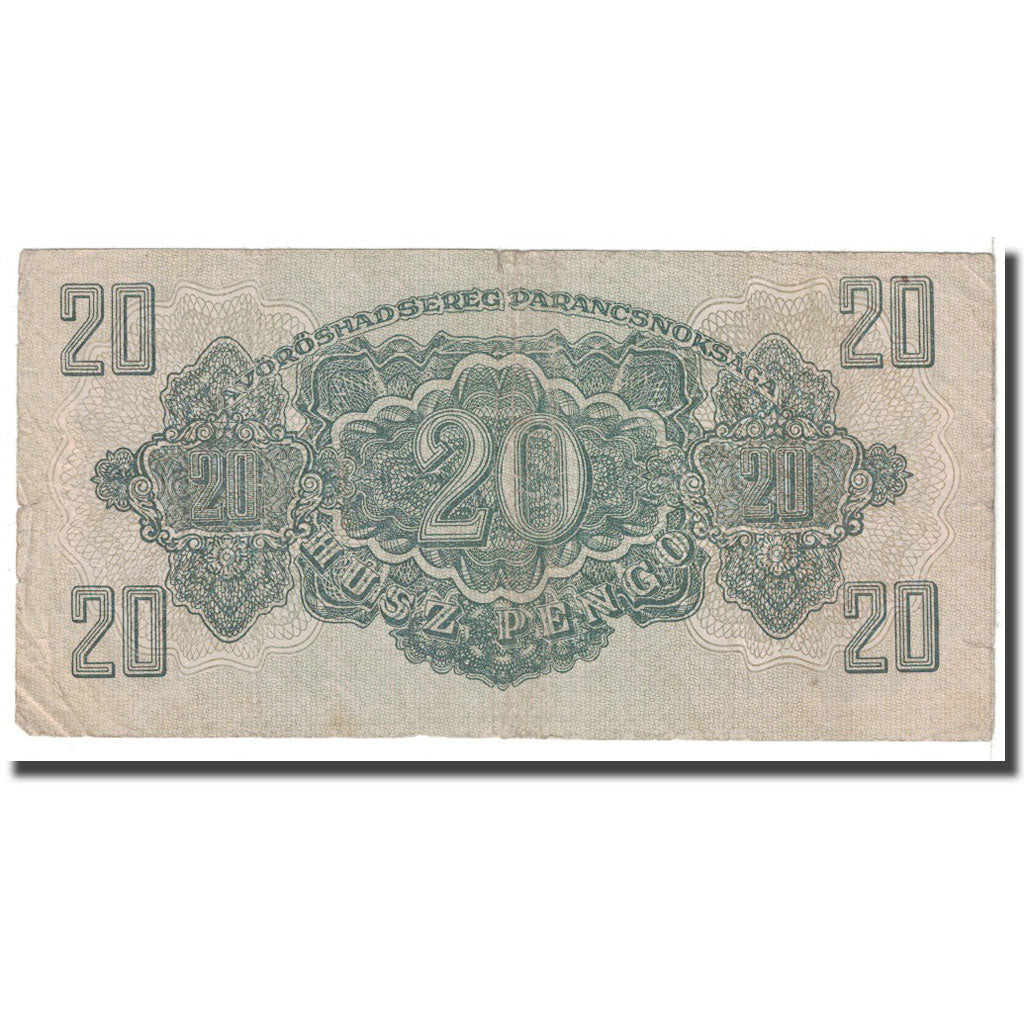Banknote, Hungary, 20 Pengö, 1944, KM:M6b, VG(8-10)