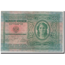 Banknote, Austria, 100 Kronen, 1912, 1912-01-02, KM:12, EF(40-45)