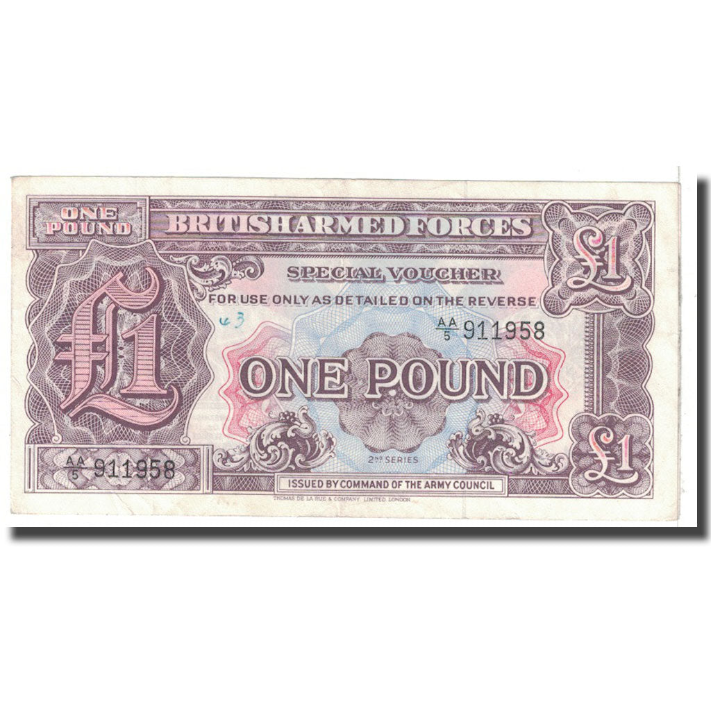 Banknote, Great Britain, 1 Pound, KM:M22a, EF(40-45)