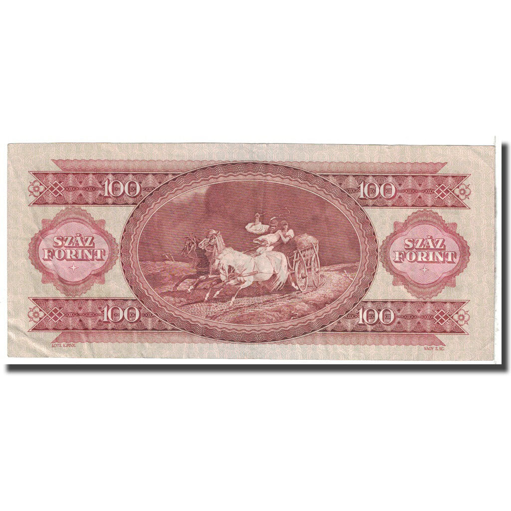 Billete, 100 Forint, 1980, Hungría, 1980-09-30, KM:171f, MBC