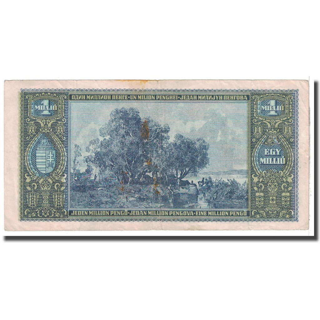 Banknote, Hungary, 1,000,000 Pengö, 1945, 1945-11-16, KM:122, VF(20-25)