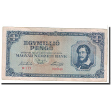 Banknote, Hungary, 1,000,000 Pengö, 1945, 1945-11-16, KM:122, VF(20-25)