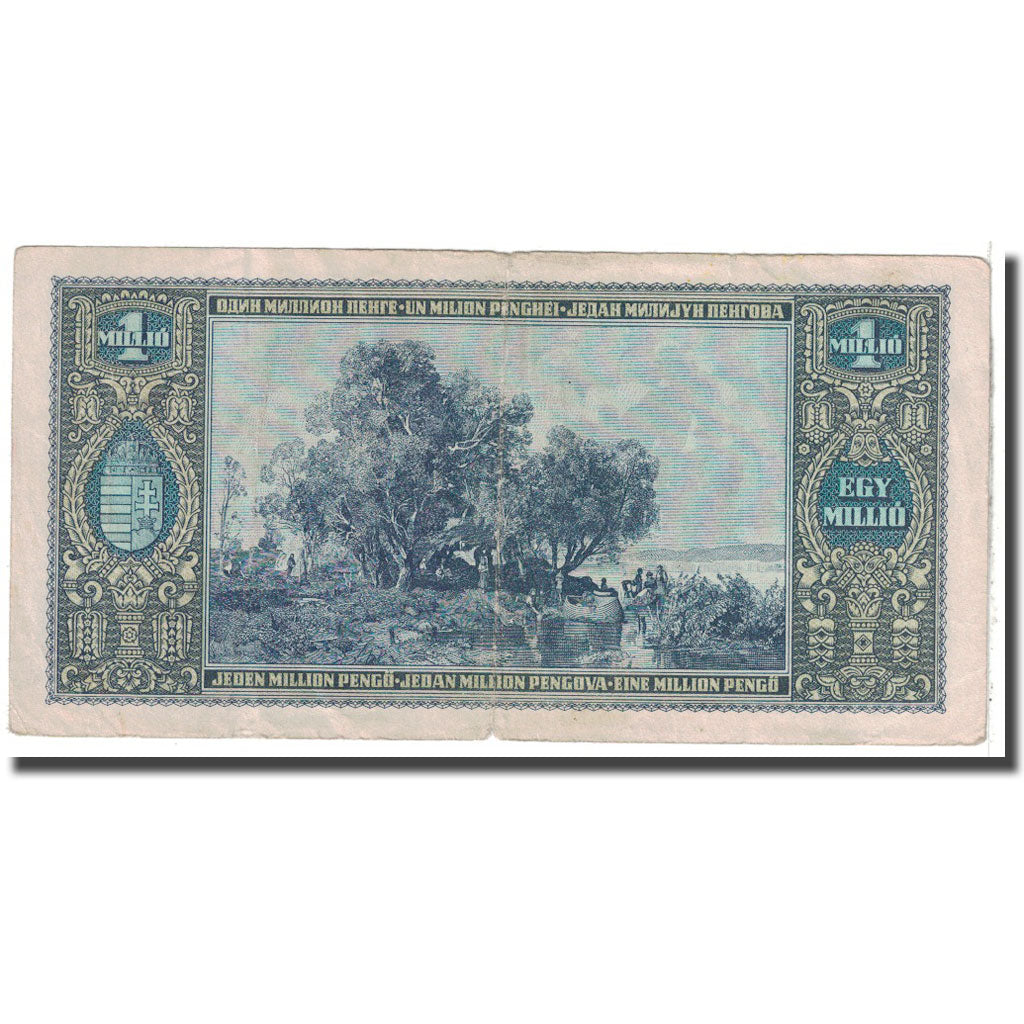 Banknote, Hungary, 1,000,000 Pengö, 1945, 1945-11-16, KM:122, VF(20-25)