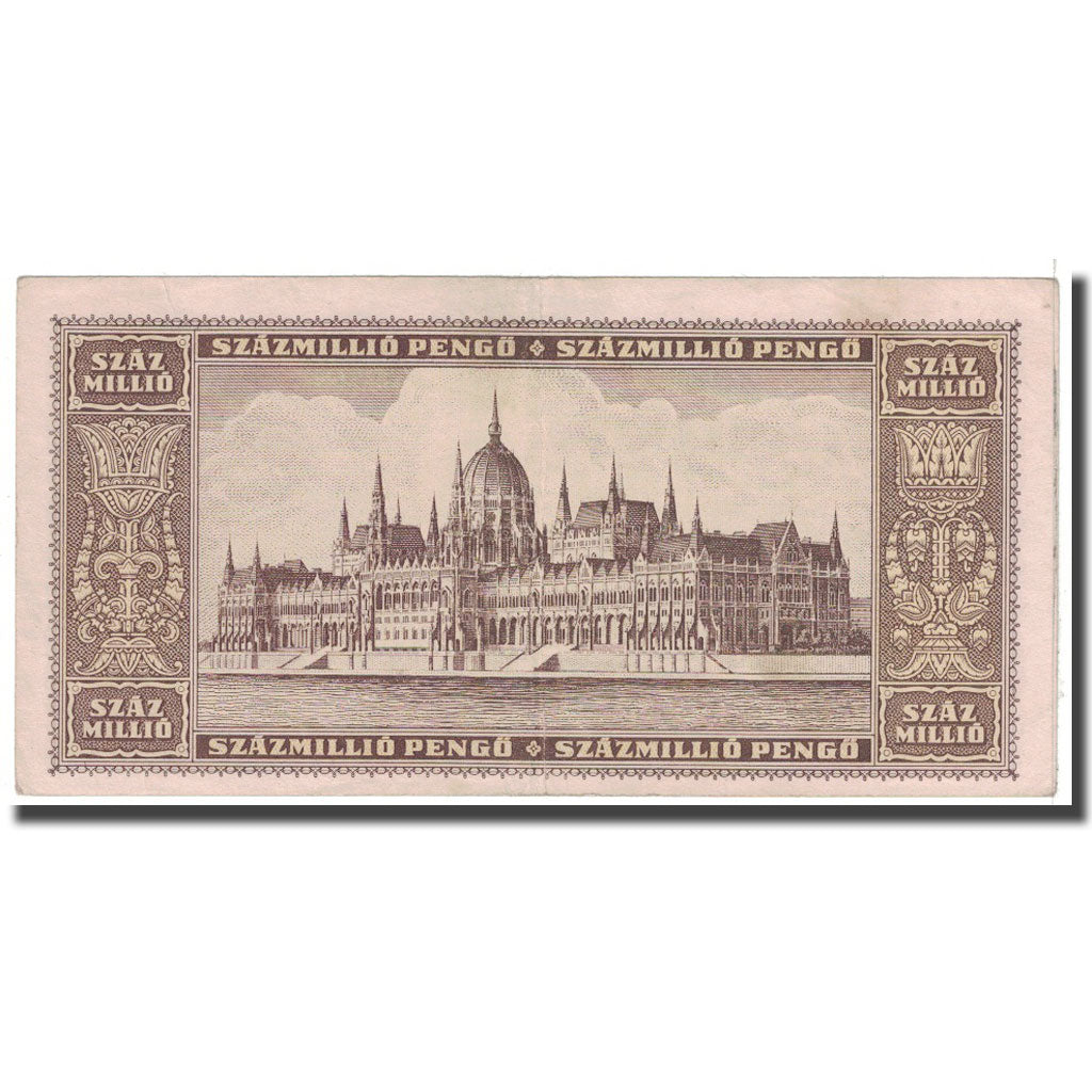 Banknote, Hungary, 100,000,000 Pengö, 1946, 1946-03-18, KM:124, AU(55-58)