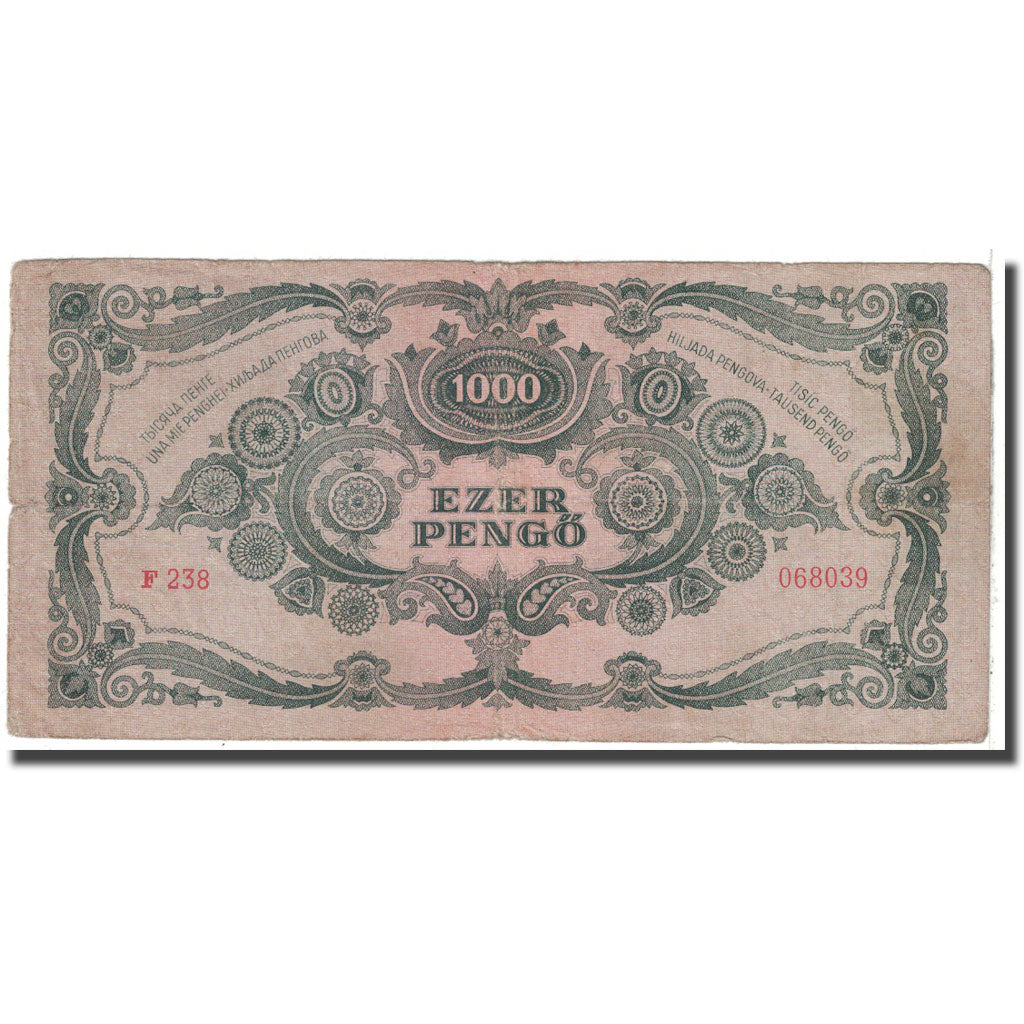 Banknote, Hungary, 1000 Pengö, 1945, 1945-07-15, KM:118b, VF(20-25)