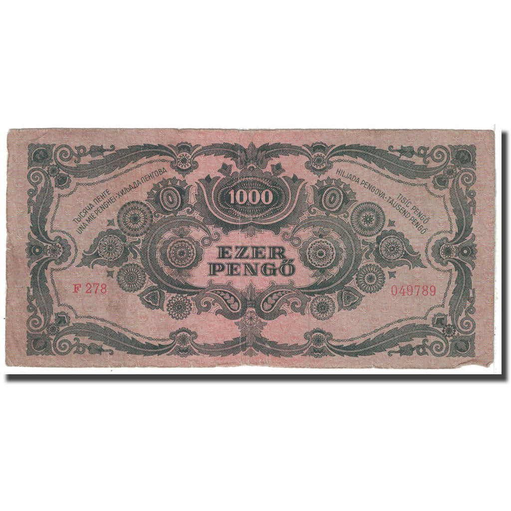Banknote, Hungary, 1000 Pengö, 1945, 1945-07-15, KM:118b, VF(20-25)