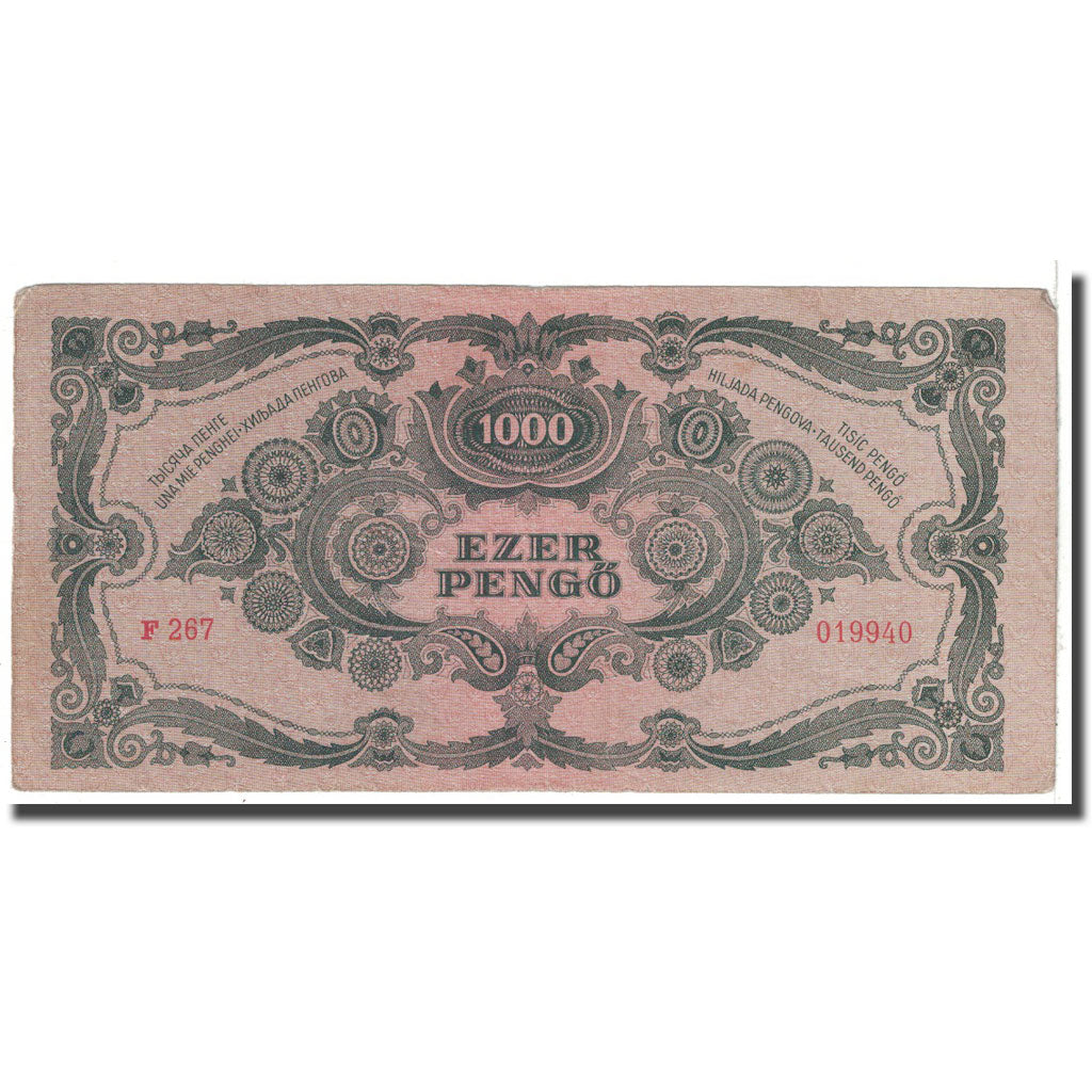 Banknote, Hungary, 1000 Pengö, 1945, 1945-07-15, KM:118a, VF(20-25)