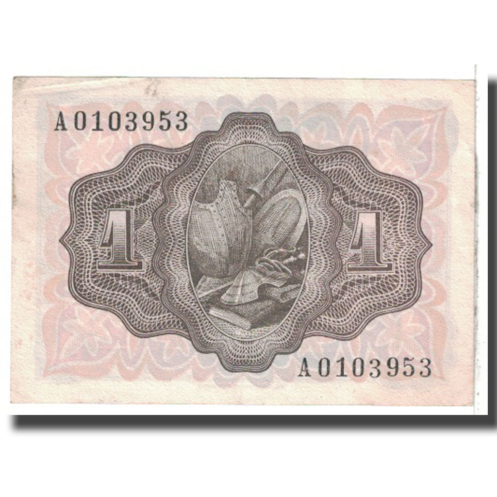 Banknote, Spain, 1 Peseta, 1951, 1951-11-19, KM:139a, AU(55-58)