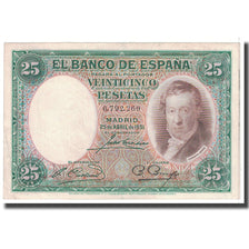 Banknote, Spain, 25 Pesetas, 1931, 1931-04-25, KM:81, EF(40-45)