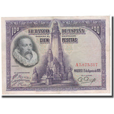 Banknote, Spain, 100 Pesetas, 1928, 1928-08-15, KM:76a, EF(40-45)