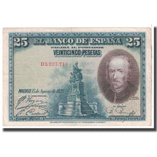 Banknote, Spain, 25 Pesetas, 1928, 1928-08-15, KM:74b, EF(40-45)