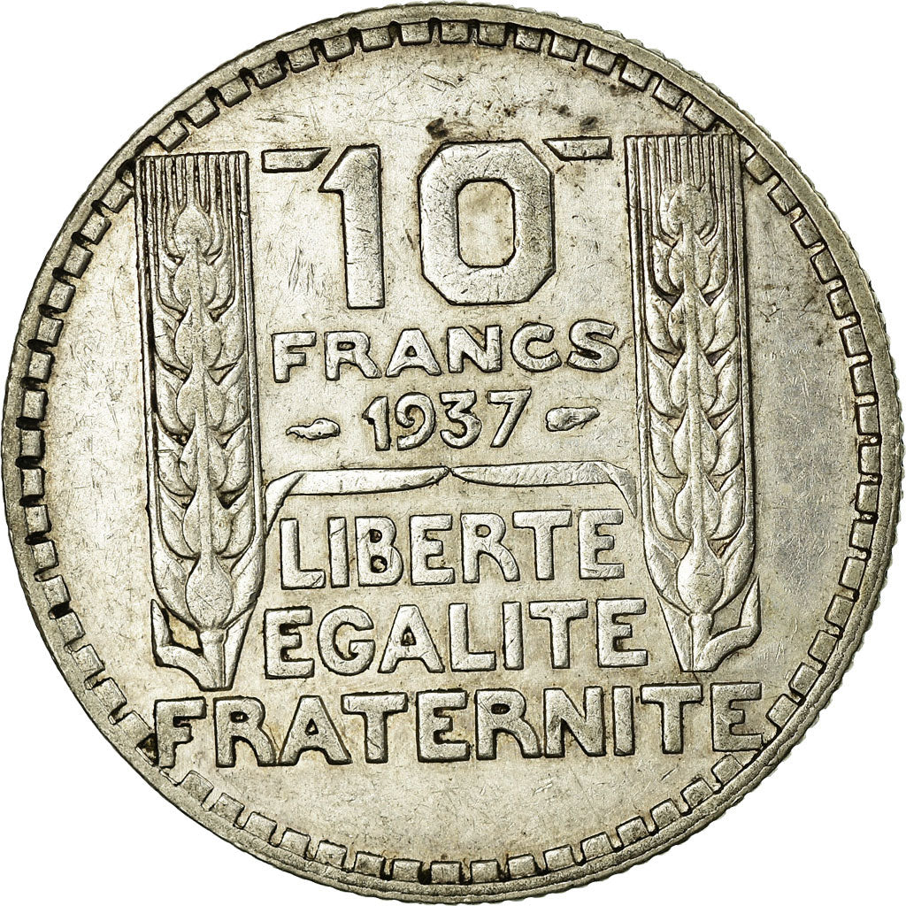 Coin, France, Turin, 10 Francs, 1937, Paris, AU(55-58), Silver, Gadoury:801