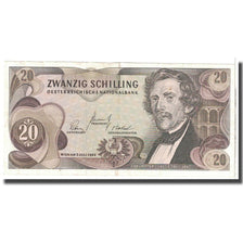 Banknote, Austria, 20 Schilling, 1967, 1967-07-02, KM:142a, EF(40-45)