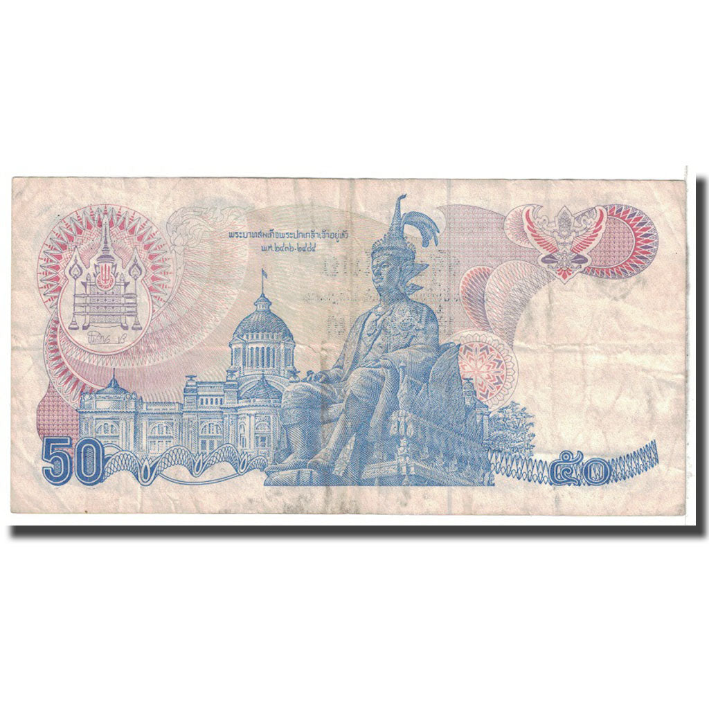 Nota, Tailândia, 50 Baht, KM:90b, VF(20-25)