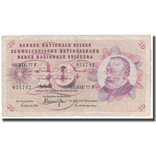 Banknote, Switzerland, 10 Franken, 1972, 1972-01-24, KM:45r, VF(20-25)