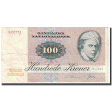 Nota, Dinamarca, 100 Kroner, 1972, KM:51f, EF(40-45)