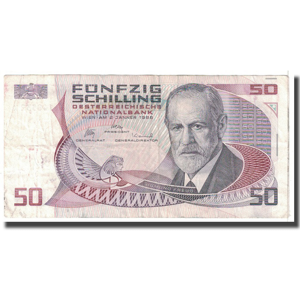 Banknote, Austria, 50 Schilling, 1986, 1986-01-02, KM:149, EF(40-45)