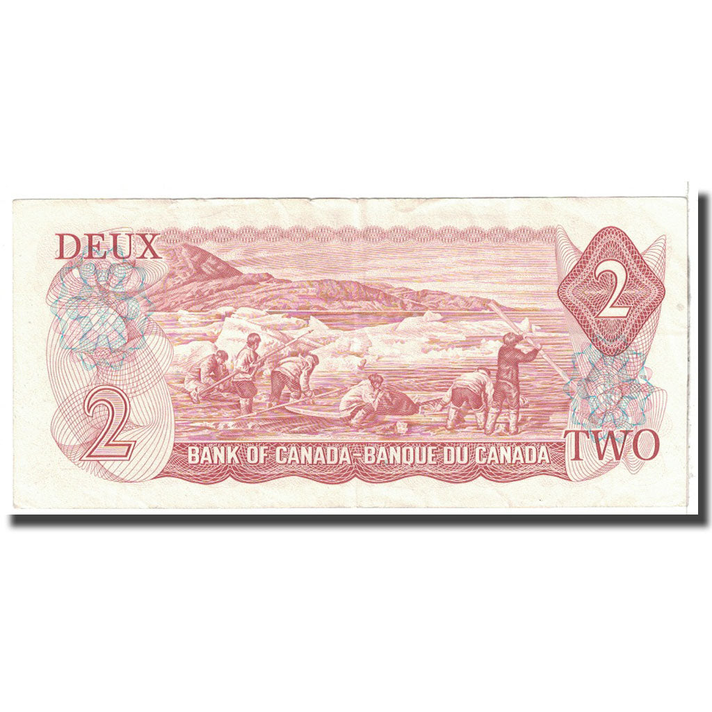 Biljet, Canada, 2 Dollars, 1974, KM:86a, TTB