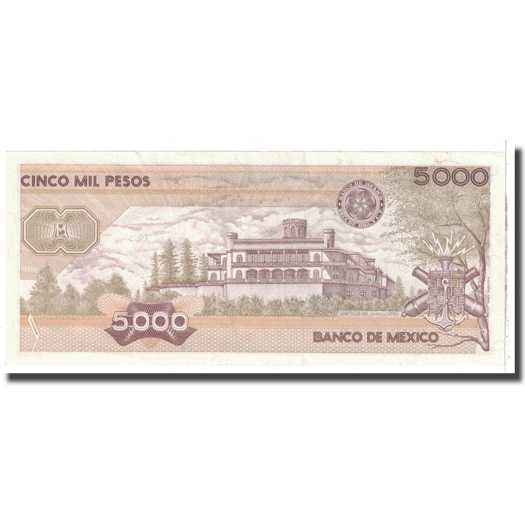 Billete, 5000 Pesos, 1985, México, 1985-07-19, KM:88a, SC