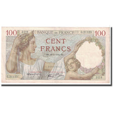France, 100 Francs, Sully, 1941, 1941-04-30, TTB, Fayette:26.51, KM:94