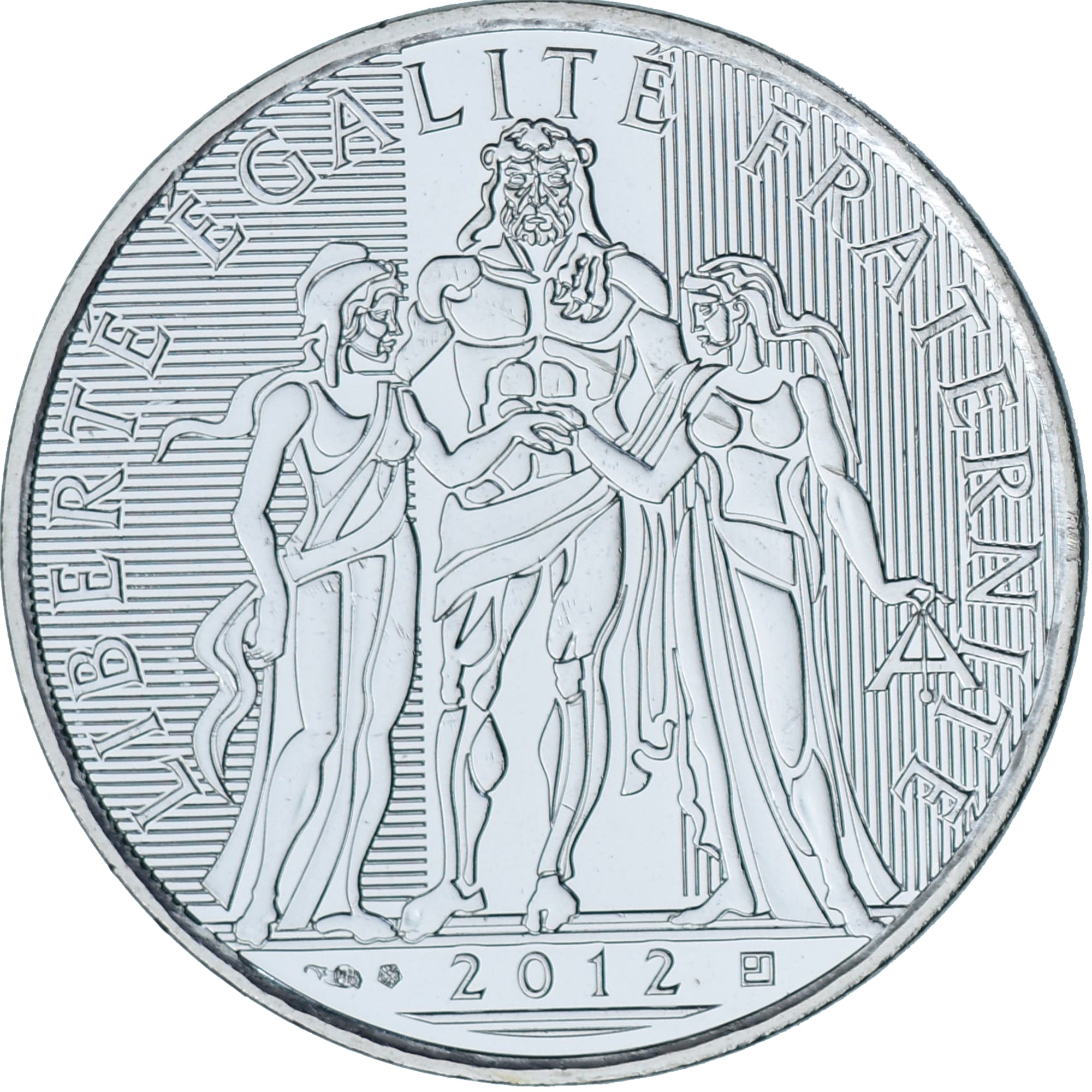 Francja, 10 Euro, 2012, Paris, Proof, MS(65-70), Srebro, KM:2073