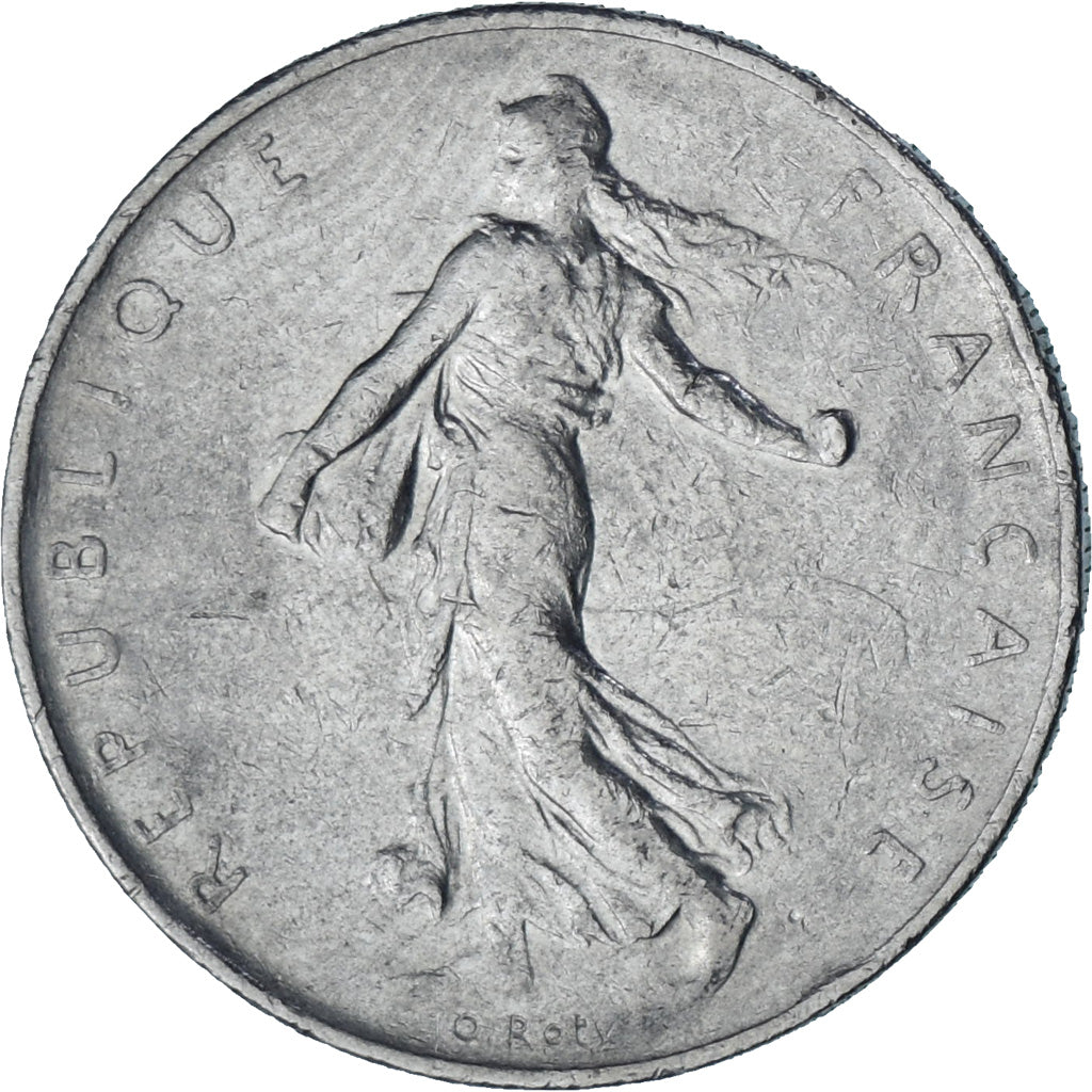 Munten, Frankrijk, Semeuse, Franc, 1967, Paris, PR, Nickel, KM:925.1