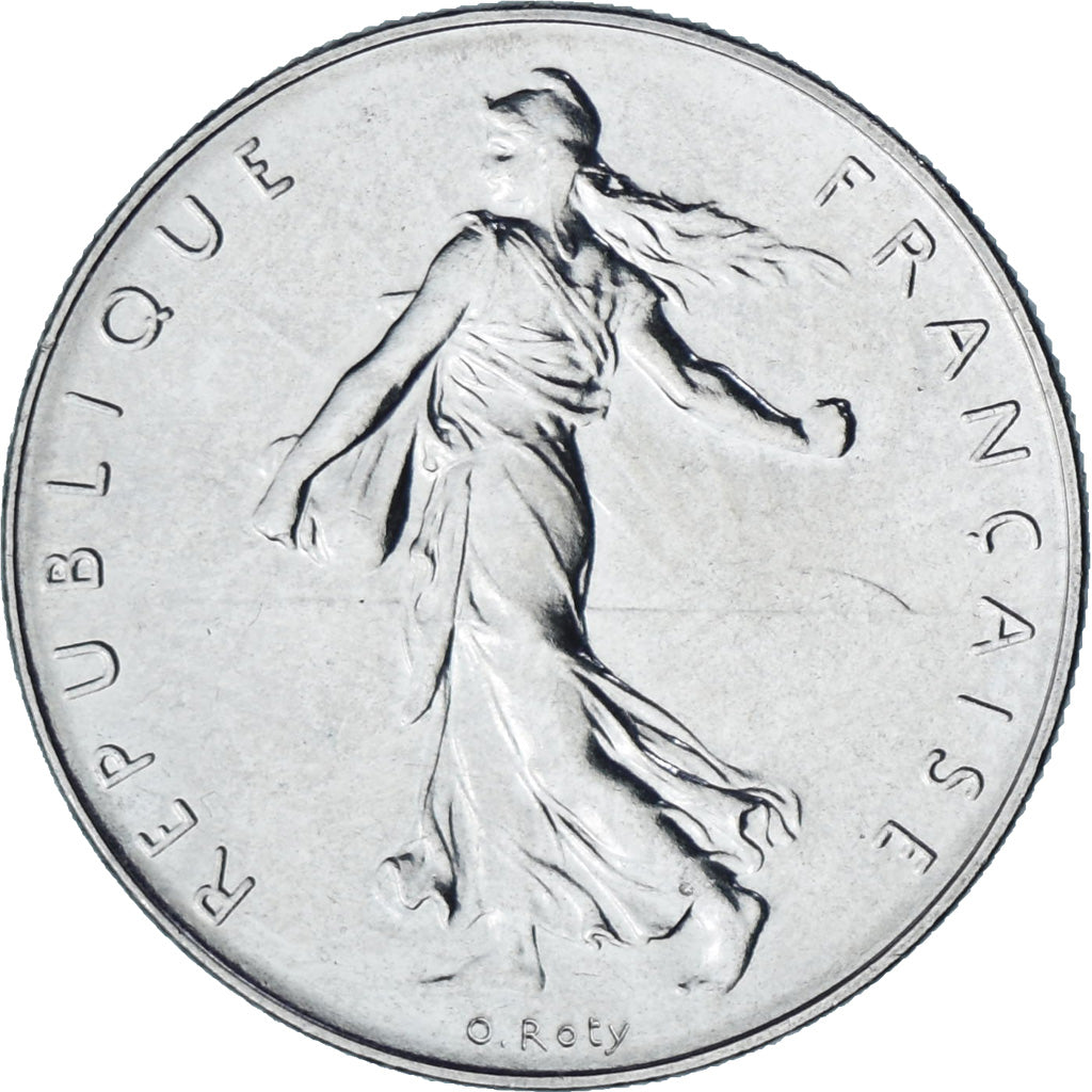 Moneta, Francia, Semeuse, 1 Franc, 1982, Paris, série FDC, SPL, Nichel