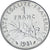 Moneda, Francia, Semeuse, Franc, 1981, Paris, FDC, EBC, Níquel, KM:925.1