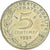 Munten, Frankrijk, Marianne, 5 Centimes, 1993, Paris, PR, Aluminum-Bronze