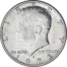 Coin, United States, Kennedy Half Dollar, Half Dollar, 1973, U.S. Mint, Denver