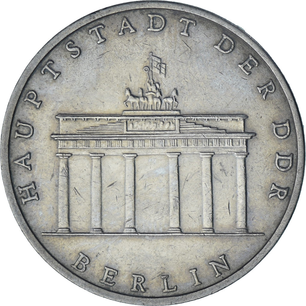 Moneta, REPUBBLICA DEMOCRATICA TEDESCA, 5 Mark, 1971, Berlin, SPL-, Rame-nichel