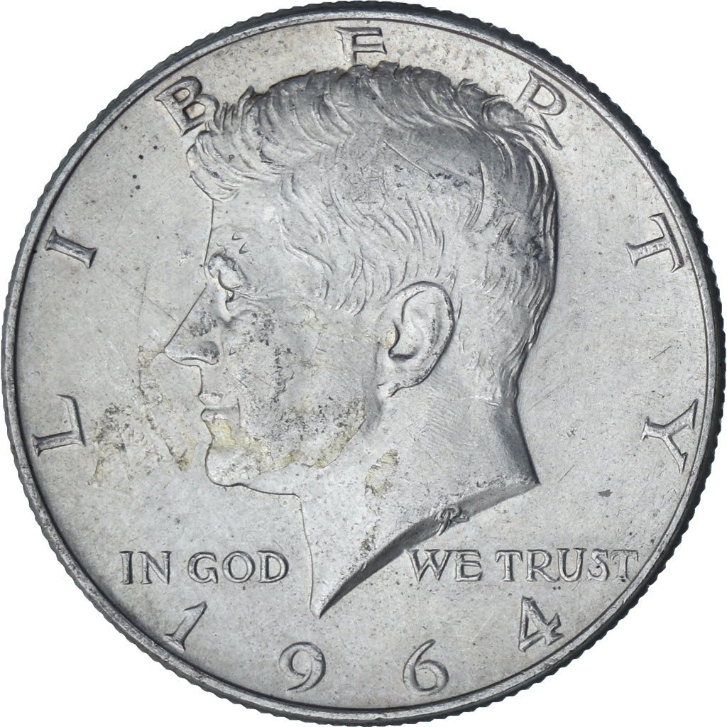 Monnaie, États-Unis, John F. Kennedy, Half Dollar, 1964, Philadelphie, Argent