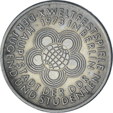 REPUBBLICA DEMOCRATICA TEDESCA, 10 Mark, 1973, Berlin, Rame-nichel, SPL-, KM:44