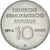 Moneda, REPÚBLICA DEMOCRÁTICA ALEMANA, 10 Mark, 1974, Berlin, EBC, Cobre -