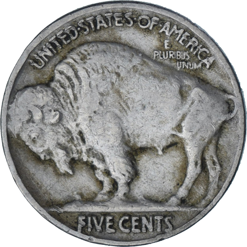 Moneta, Stati Uniti, 5 Cents, 1936, BB+, Cupronickel