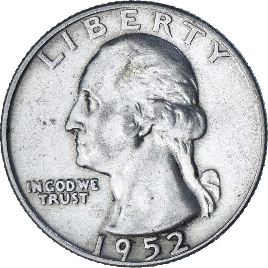 Moneta, Stati Uniti, Washington Quarter, Quarter, 1952, U.S. Mint, Denver, SPL-