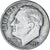 USA, Dime, Roosevelt Dime, 1955, U.S. Mint, Srebro, AU(55-58), KM:195