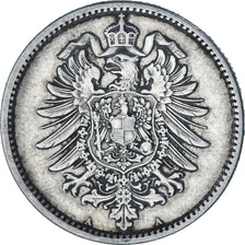 Moneta, GERMANIA - IMPERO, Wilhelm I, Mark, 1875, Munich, BB+, Argento, KM:7
