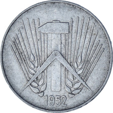 Moneta, REPUBBLICA DEMOCRATICA TEDESCA, 10 Pfennig, 1952, Berlin, BB+, Alluminio