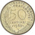 Moneda, Francia, Marianne, 50 Centimes, 1963, Paris, EBC+, Aluminio - bronce