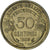 Moneda, Francia, Morlon, 50 Centimes, 1939, Paris, MBC, Aluminio - bronce