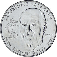 Moneta, Francja, Jacques Rueff, Franc, 1996, MS(60-62), Nikiel, KM:1160