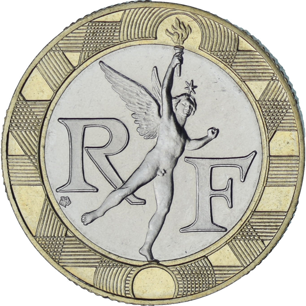 Münze, Frankreich, 10 Francs, 1988, VZ+, Aluminum-Bronze