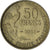 Moeda, França, 50 Francs, 1951, AU(55-58), Cobre-Alumínio