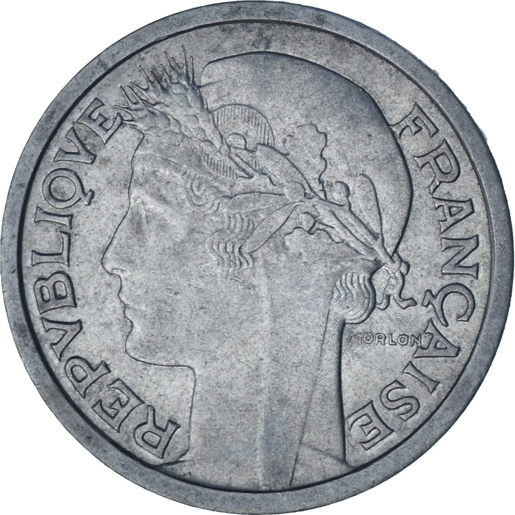 Moneta, Francia, Morlon, Franc, 1959, Paris, SPL-, Alluminio, KM:885a.1, Le