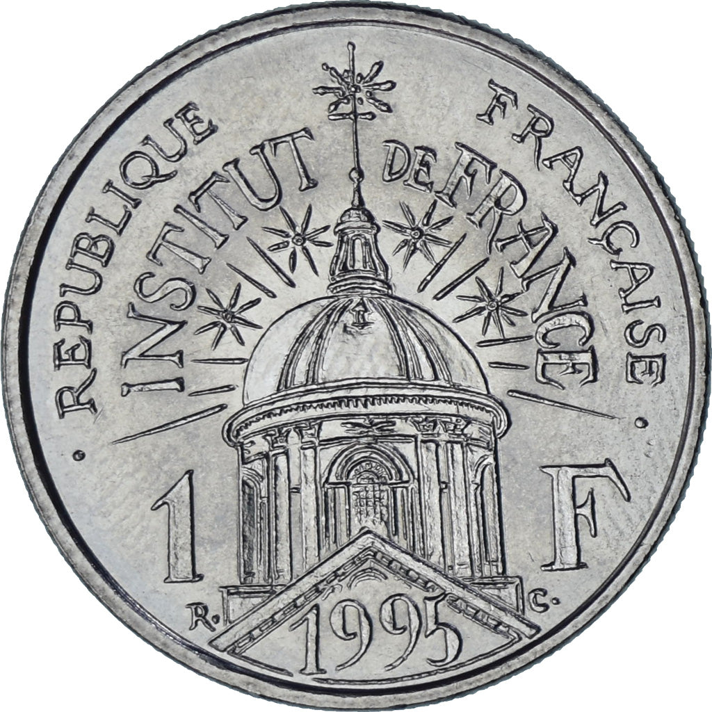 Moneta, Francia, Institut, Franc, 1995, Paris, SPL, Nichel, KM:1133