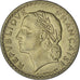 Moneta, Francja, Lavrillier, 5 Francs, 1945, Paris, EF(40-45), Aluminium-Brąz