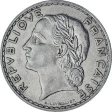 France, Lavrillier, 5 Francs, 1933, Paris, SUP, Nickel, KM:888