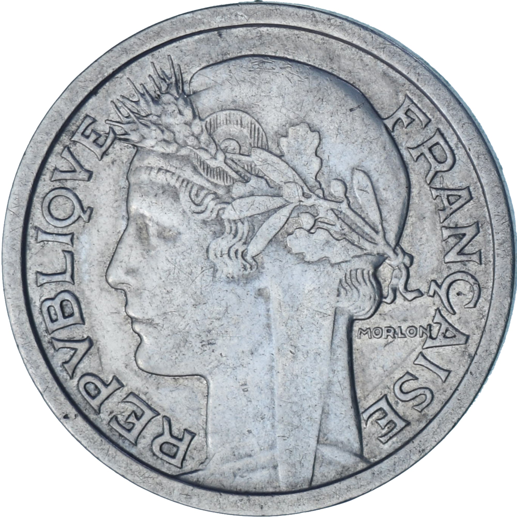 Monnaie, France, Morlon, Franc, 1945, Paris, SUP, Aluminium, Gadoury:903