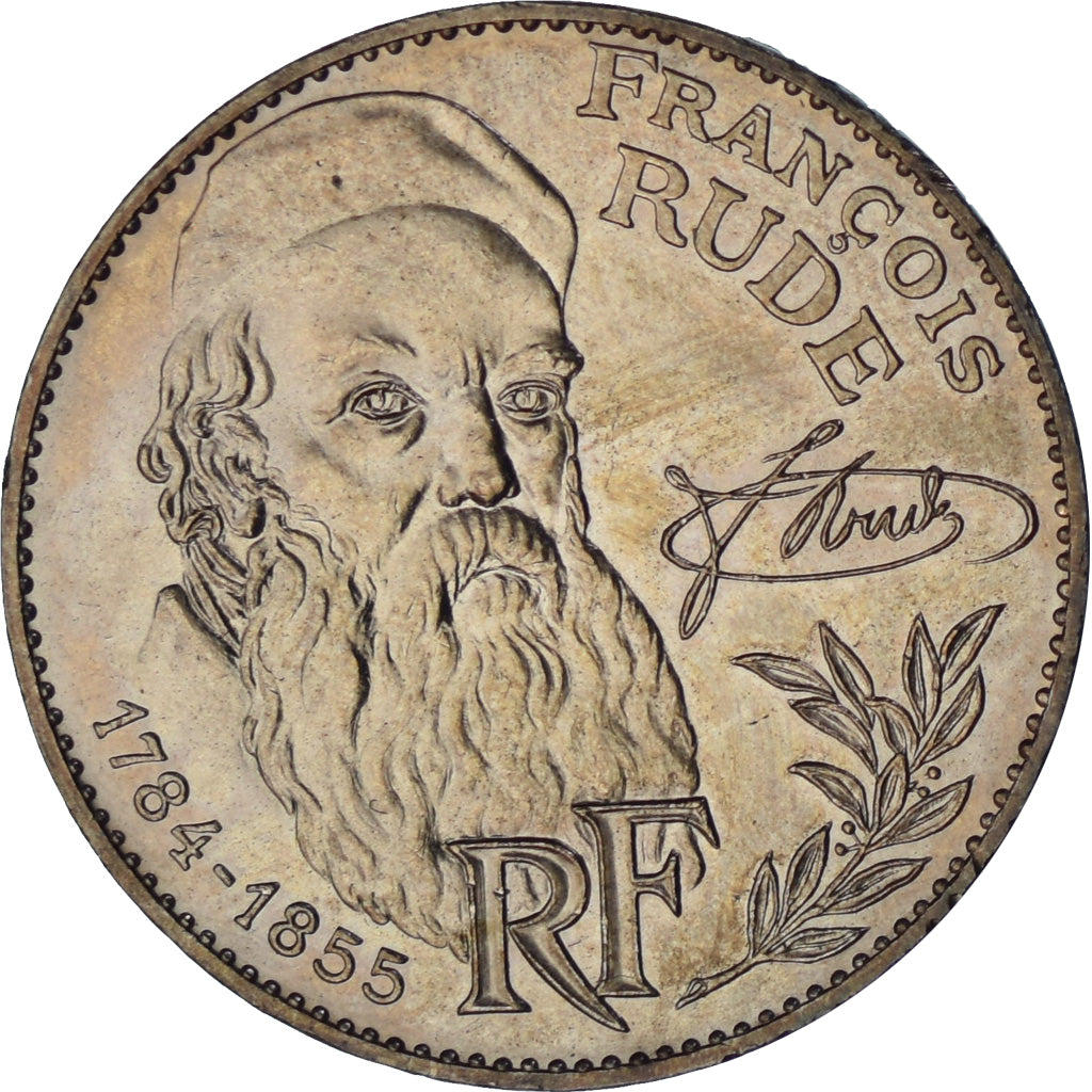 Munten, Frankrijk, François Rude, 10 Francs, 1984, PR, Nickel-Bronze, KM:954